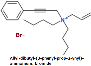 CAS#Allyl-dibutyl-(3-phenyl-prop-2-ynyl)-ammonium; bromide